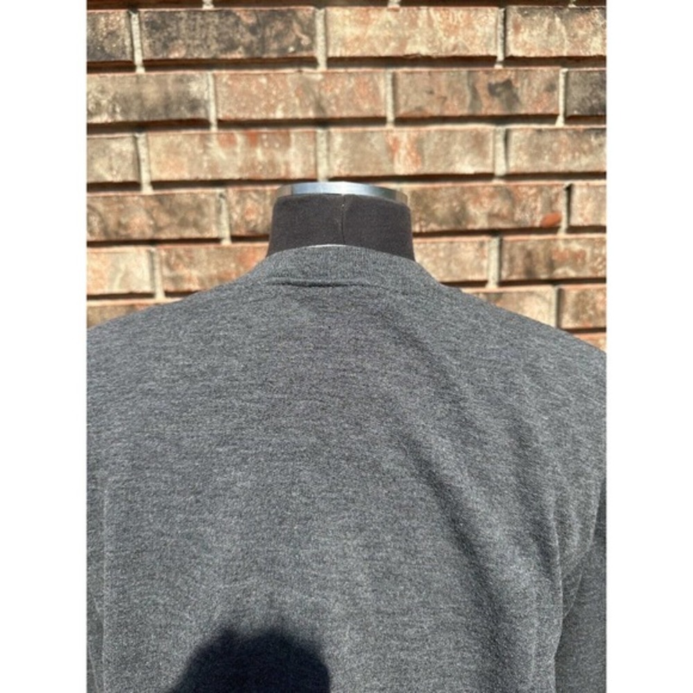 Vintage Bear International Red Sox Sweatshirt Mens Size Large Gray Red Pullover - Picture 6 of 11